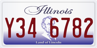 IL license plate Y346782