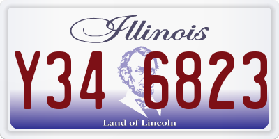 IL license plate Y346823