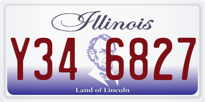 IL license plate Y346827