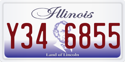 IL license plate Y346855
