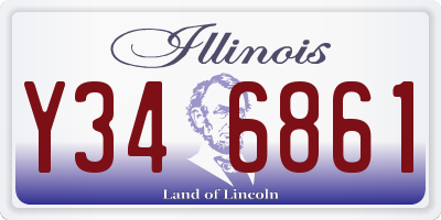 IL license plate Y346861