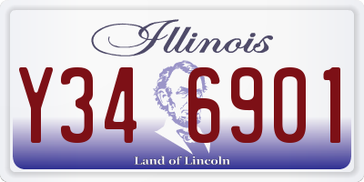 IL license plate Y346901
