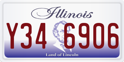 IL license plate Y346906