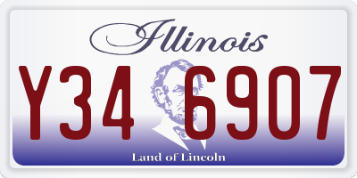 IL license plate Y346907
