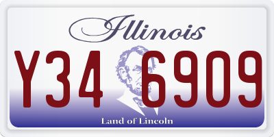 IL license plate Y346909