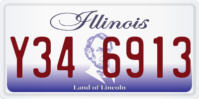 IL license plate Y346913
