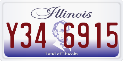 IL license plate Y346915