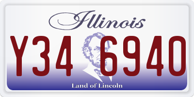 IL license plate Y346940
