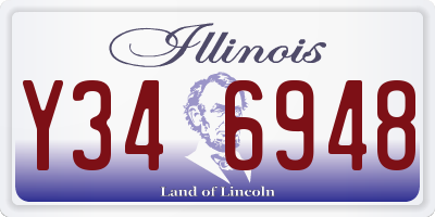 IL license plate Y346948