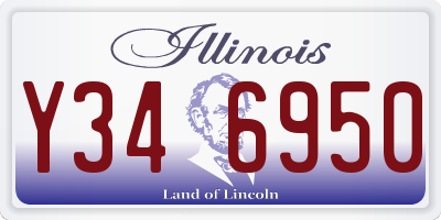 IL license plate Y346950