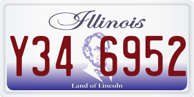 IL license plate Y346952
