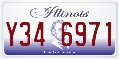 IL license plate Y346971