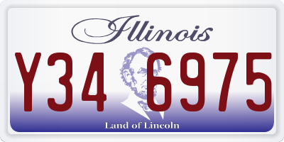 IL license plate Y346975