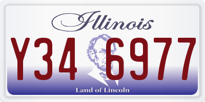 IL license plate Y346977