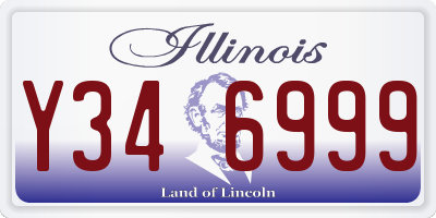 IL license plate Y346999