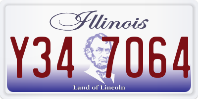 IL license plate Y347064