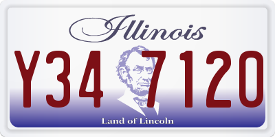 IL license plate Y347120