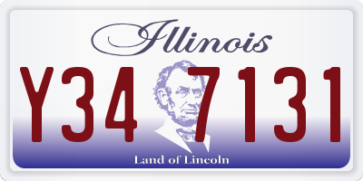 IL license plate Y347131