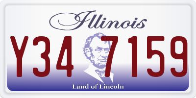 IL license plate Y347159