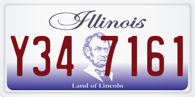IL license plate Y347161