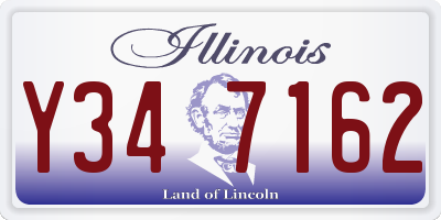 IL license plate Y347162