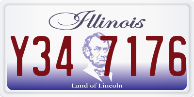 IL license plate Y347176
