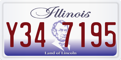 IL license plate Y347195