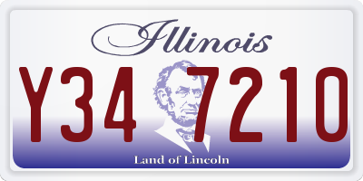 IL license plate Y347210