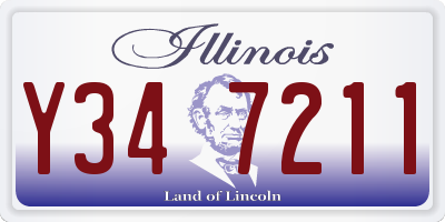 IL license plate Y347211