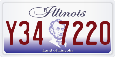 IL license plate Y347220