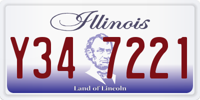 IL license plate Y347221
