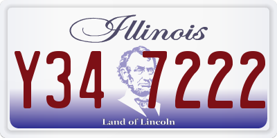 IL license plate Y347222