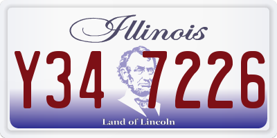 IL license plate Y347226
