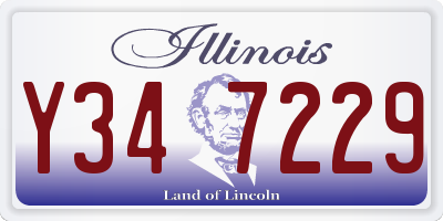 IL license plate Y347229