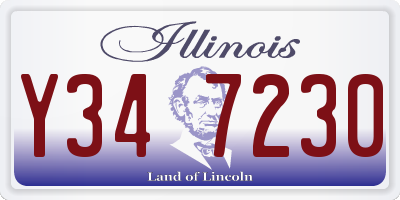 IL license plate Y347230