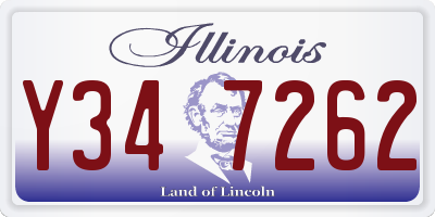 IL license plate Y347262