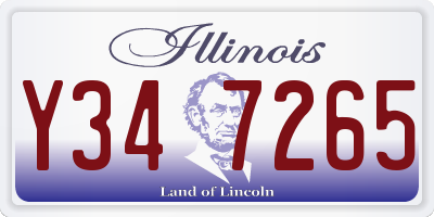 IL license plate Y347265