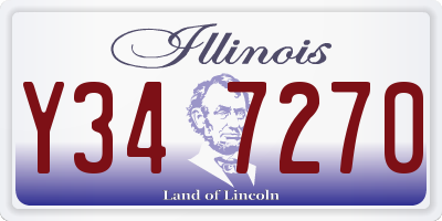 IL license plate Y347270