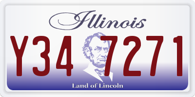 IL license plate Y347271
