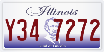 IL license plate Y347272