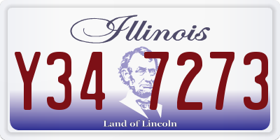 IL license plate Y347273
