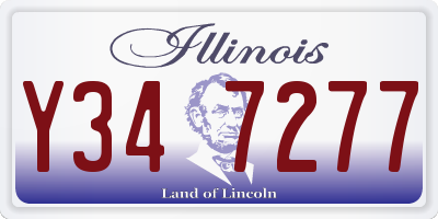 IL license plate Y347277