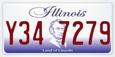 IL license plate Y347279