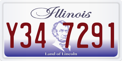 IL license plate Y347291
