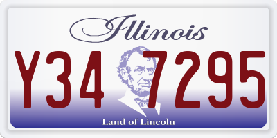 IL license plate Y347295