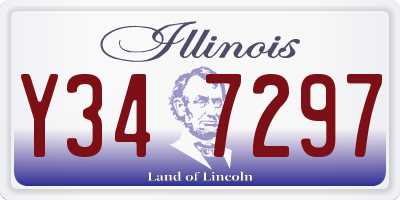 IL license plate Y347297