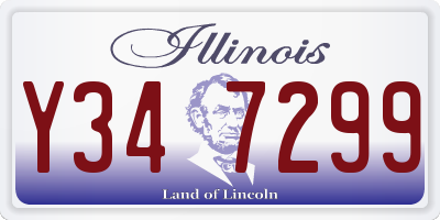IL license plate Y347299