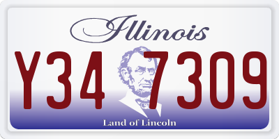 IL license plate Y347309