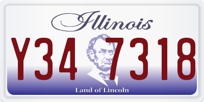 IL license plate Y347318