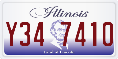 IL license plate Y347410